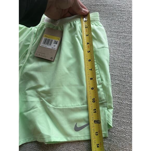 Nike Stride Dri-FIT 5" 2-in-1 Running Shorts Men's Small Green NEW - Picture 8 of 8